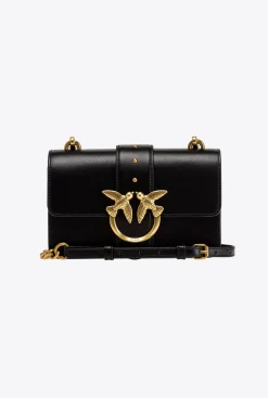 Sacs À Bandoulière|PINKO Mini Love Bag Icon Simply Noir-Vieil Or