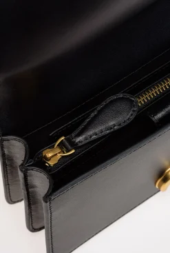 Sacs À Bandoulière|PINKO Mini Love Bag Icon Simply Noir-Vieil Or
