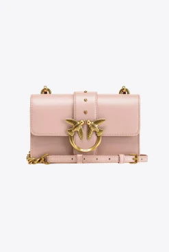 Sacs À Bandoulière|PINKO Mini Love Bag Icon Simply Rose/Rose Poudre-Or Antique