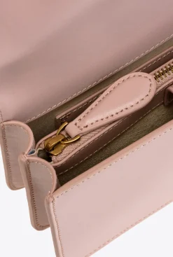 Sacs À Bandoulière|PINKO Mini Love Bag Icon Simply Rose/Rose Poudre-Or Antique
