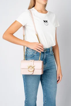 Sacs À Bandoulière|PINKO Mini Love Bag Icon Simply Rose/Rose Poudre-Or Antique