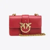 Sacs À Bandoulière|PINKO Mini Love Bag Icon Simply Rouge Rubis-Or Antique