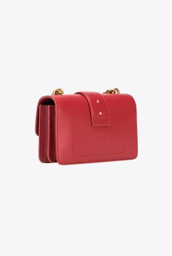 Sacs À Bandoulière|PINKO Mini Love Bag Icon Simply Rouge Rubis-Or Antique
