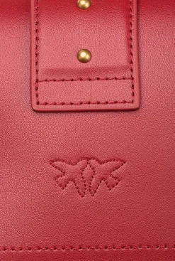 Sacs À Bandoulière|PINKO Mini Love Bag Icon Simply Rouge Rubis-Or Antique