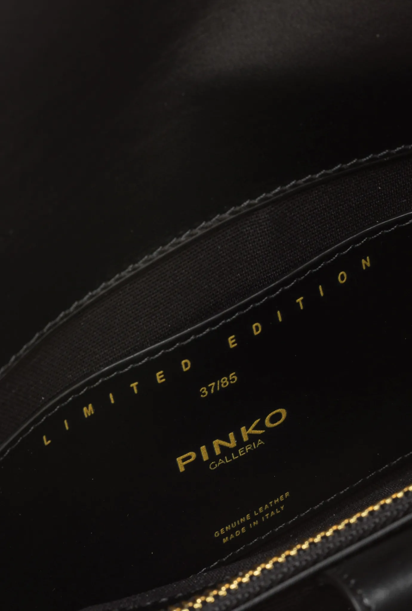 Sacs De Soirée|PINKO Mini Love Bag One En Reptile Lame Galleria Or-Or Brillant