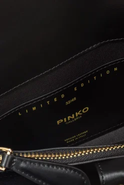 Sacs De Soirée|PINKO Mini Love Bag One En Reptile Lame Galleria Petrole-Or Brillant