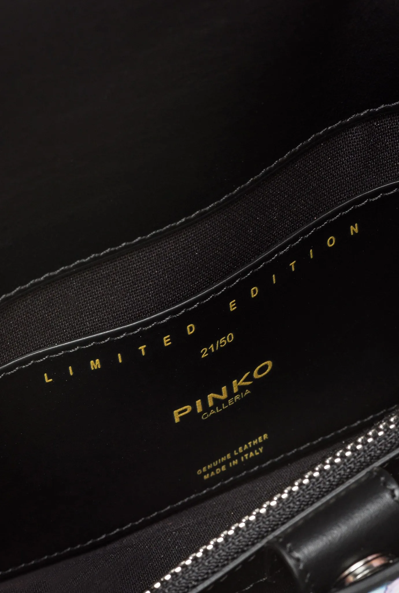 Sacs De Soirée|PINKO Mini Love Bag One En Reptile Lame Galleria Rose/Vert/Violet-Nickel Brillant