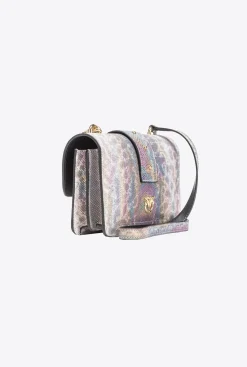 Sacs De Soirée|PINKO Mini Love Bag One En Reptile Multicolore Galleria Multicolore-Or Brillant