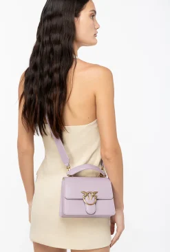 Sacs À Main|PINKO Mini Love Bag One Light Simply A Anse Superieure Iris-Or Antique