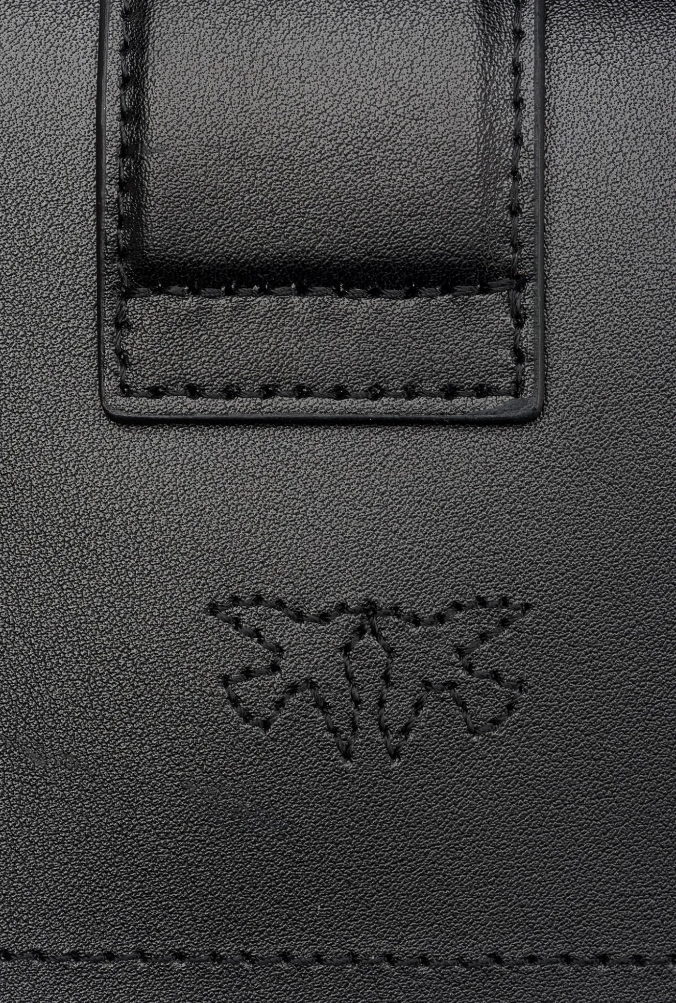 Sacs À Bandoulière|PINKO Mini Love Bag One Painted Studs Noir-Vieil Or