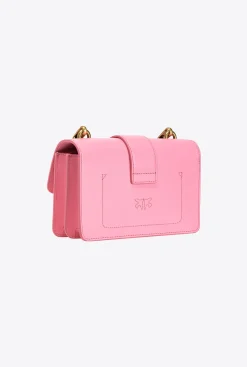 Sacs De Soirée|PINKO Mini Love Bag One Painted Studs Rose Marin-Or Antique