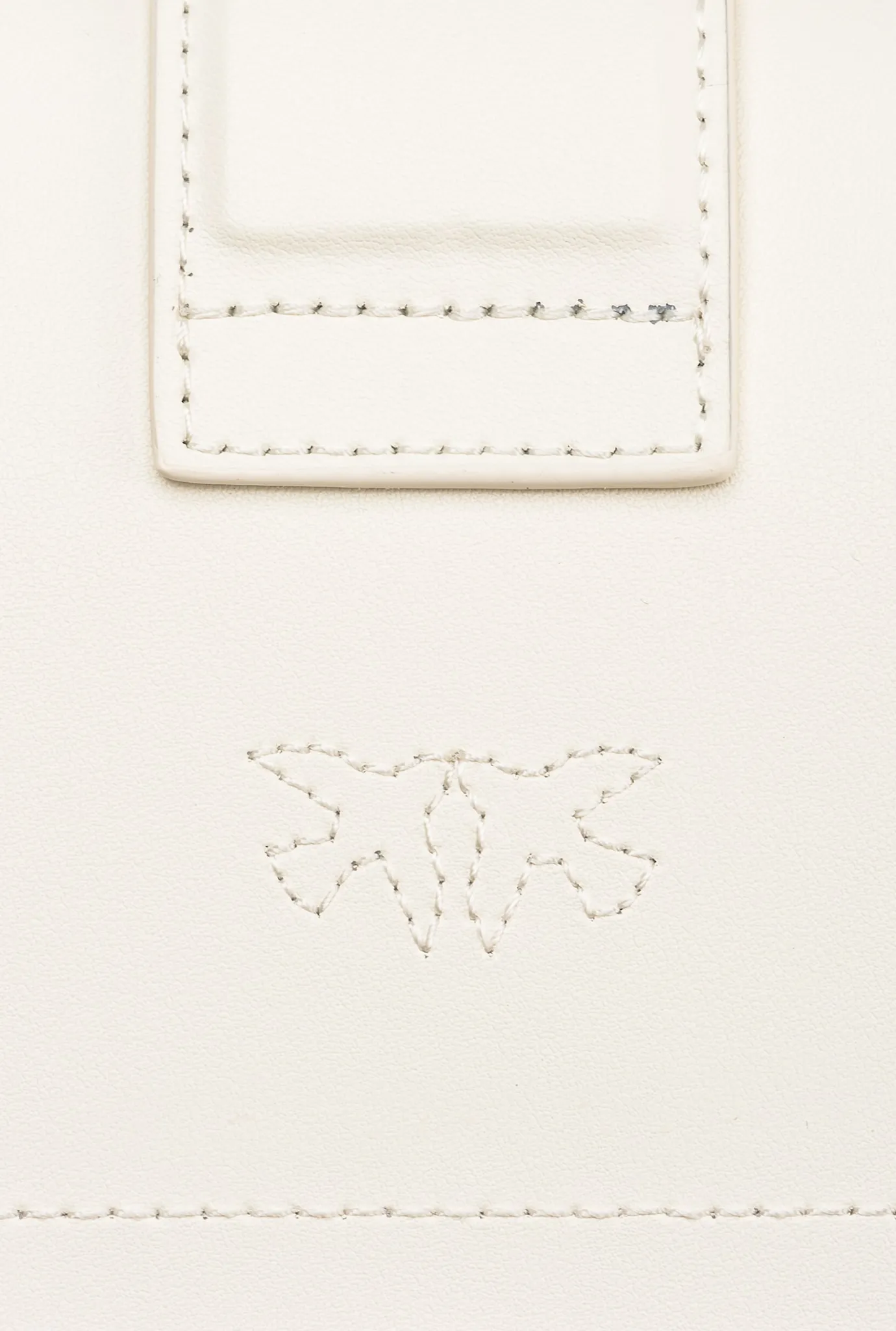 Sacs À Bandoulière|PINKO Mini Love Bag One Painted Studs Blanc+Blanc-Or Antique