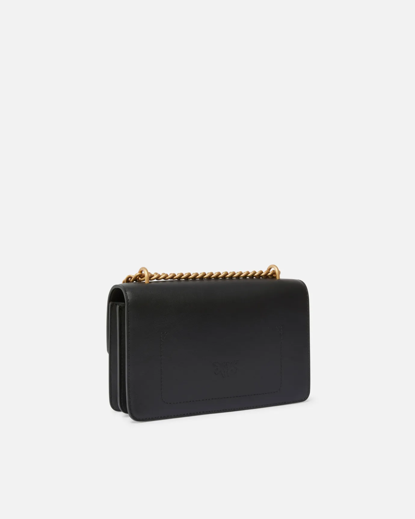 Sacs Portés Épaule|PINKO Mini Love Bag One Simply Noir-Vieil Or
