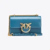 Sacs Portés Épaule|PINKO Mini Love Bag One Simply Sarcelle-Or Antique