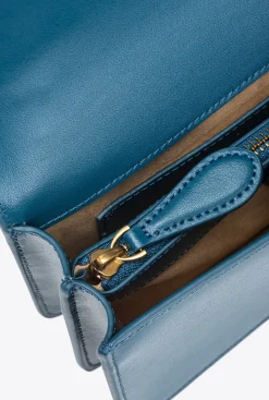 Sacs Portés Épaule|PINKO Mini Love Bag One Simply Sarcelle-Or Antique