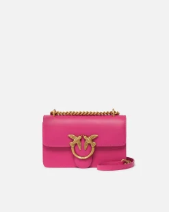Sacs Portés Épaule|PINKO Mini Love Bag One Simply Rose Pinko-Or Antique