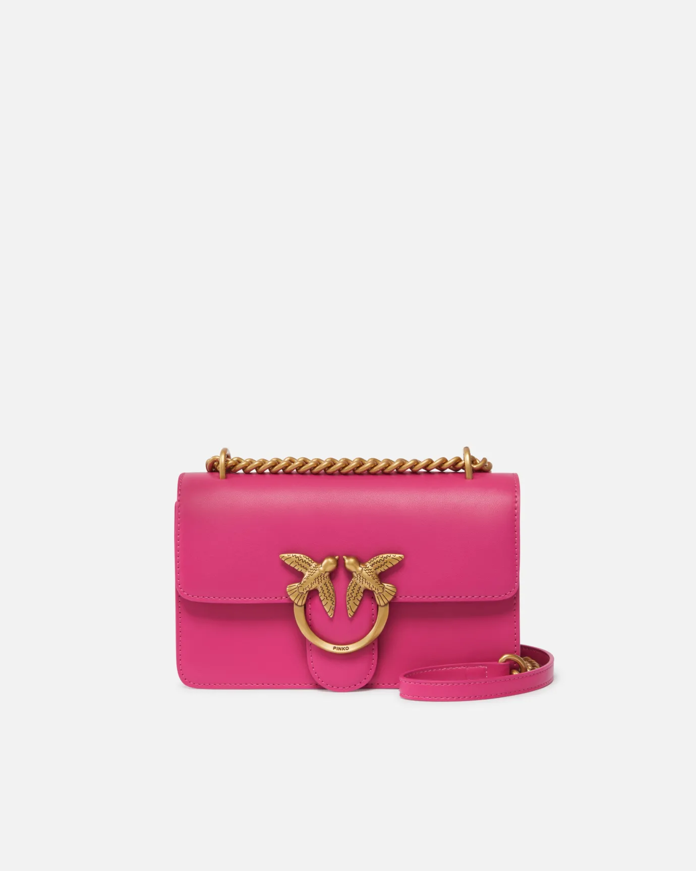 Sacs Portés Épaule|PINKO Mini Love Bag One Simply Rose Pinko-Or Antique