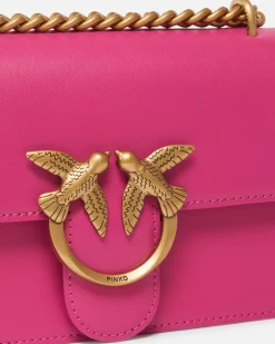 Sacs Portés Épaule|PINKO Mini Love Bag One Simply Rose Pinko-Or Antique