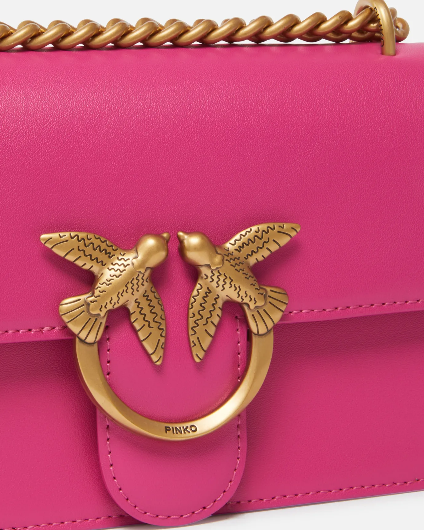 Sacs Portés Épaule|PINKO Mini Love Bag One Simply Rose Pinko-Or Antique
