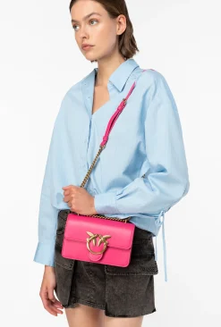 Sacs Portés Épaule|PINKO Mini Love Bag One Simply Rose Pinko-Or Antique