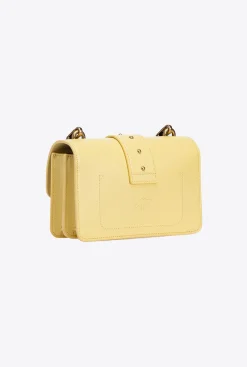 Sacs De Soirée|PINKO Mini Love Bag One Simply Jewel Jaune Aqueux-Or Antique