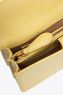Sacs De Soirée|PINKO Mini Love Bag One Simply Jewel Jaune Aqueux-Or Antique