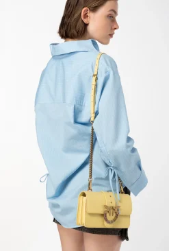 Sacs De Soirée|PINKO Mini Love Bag One Simply Jewel Jaune Aqueux-Or Antique