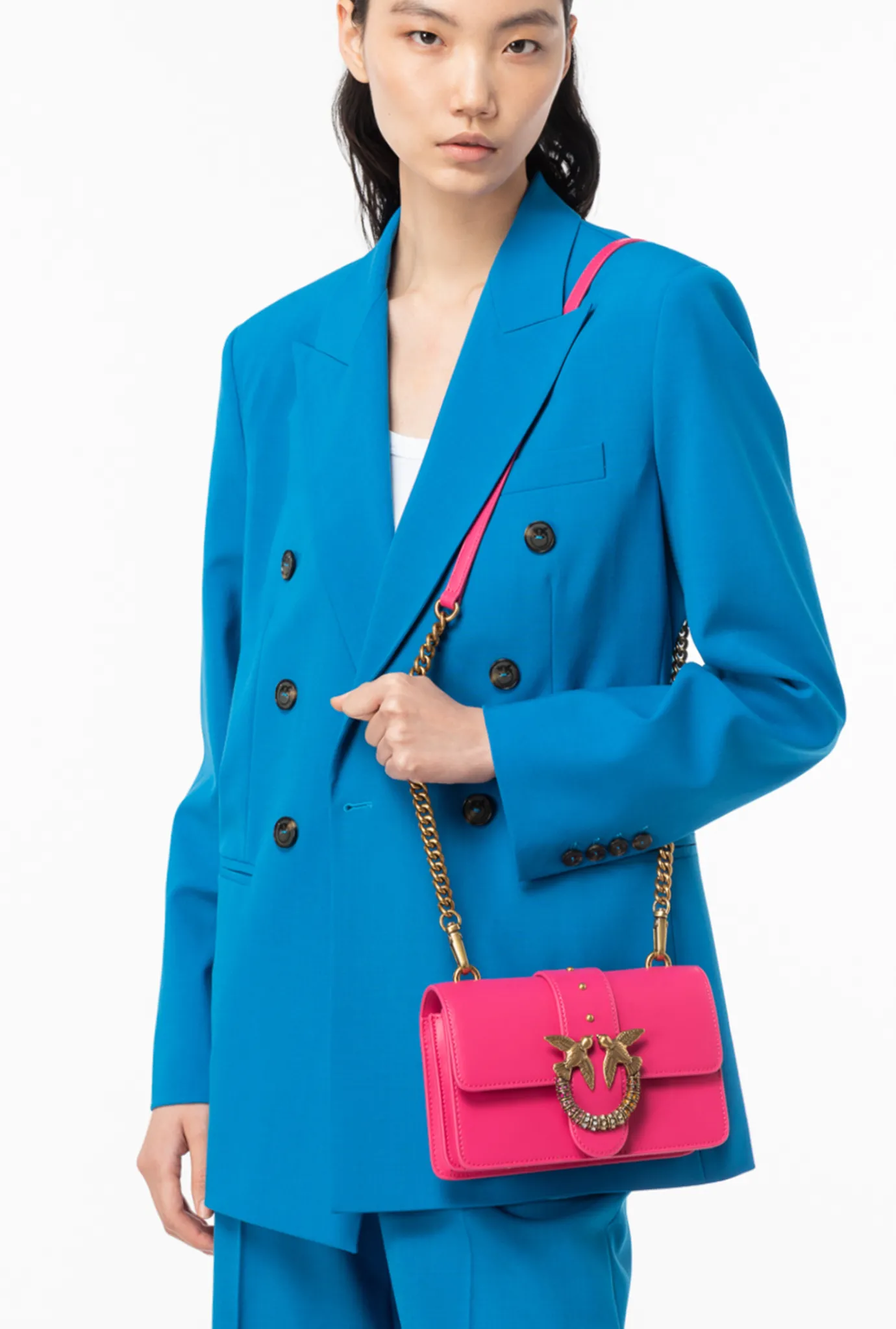 Sacs De Soirée|PINKO Mini Love Bag One Simply Jewel Rose Pinko-Or Antique