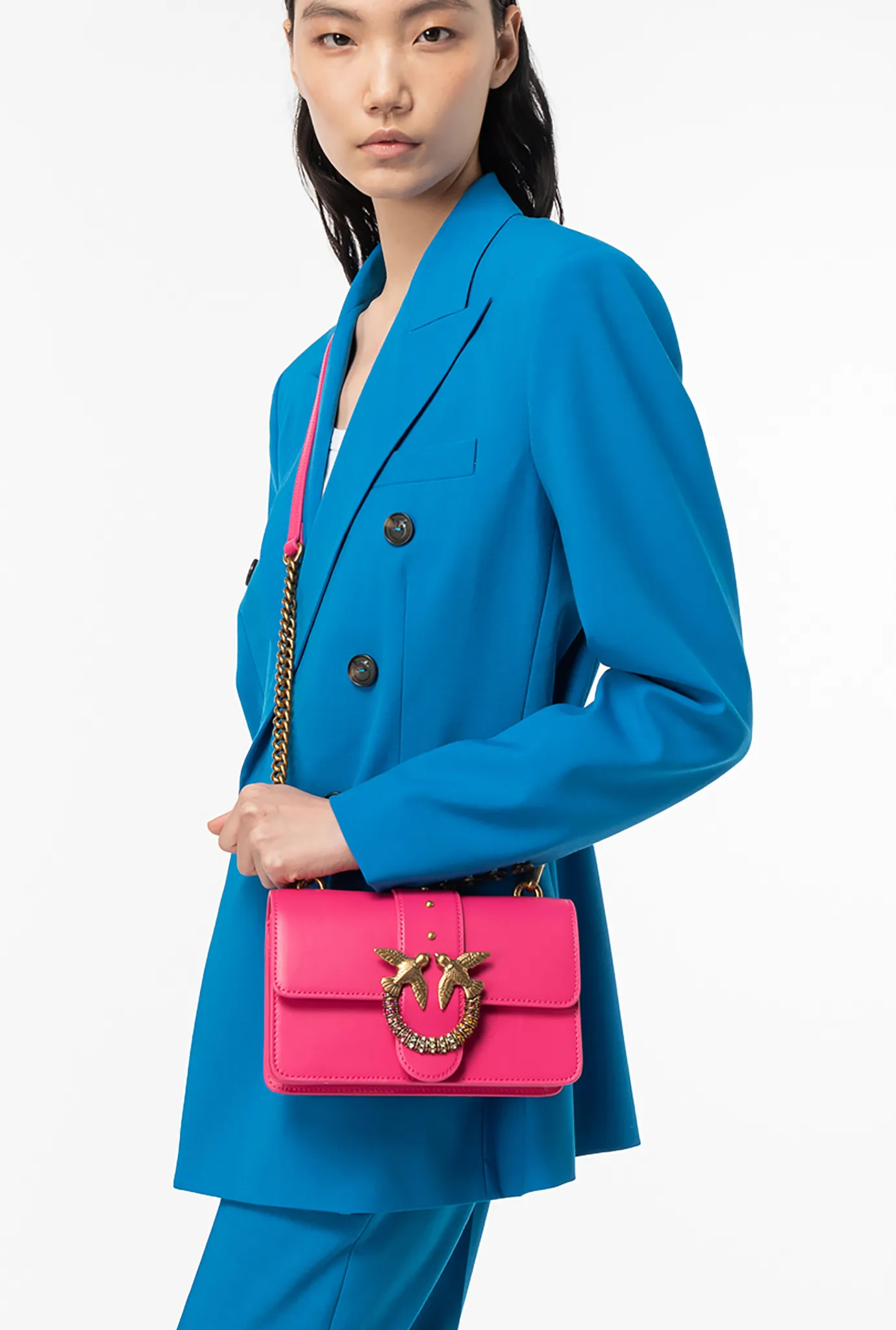 Sacs De Soirée|PINKO Mini Love Bag One Simply Jewel Rose Pinko-Or Antique