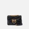 Sacs Portés Épaule|PINKO Mini Love Bag Puff Maxi Quilt Noir-Vieil Or