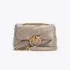 Sacs Portés Épaule|PINKO Mini Love Bag Puff Maxi Quilt Sable-Or Antique