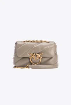 Sacs Portés Épaule|PINKO Mini Love Bag Puff Maxi Quilt Sable-Or Antique