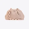 Pochettes|PINKO Mini Pochette Chain Color Block Rose Poudre-Color Block