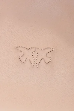 Pochettes|PINKO Mini Pochette Chain Color Block Rose Poudre-Color Block