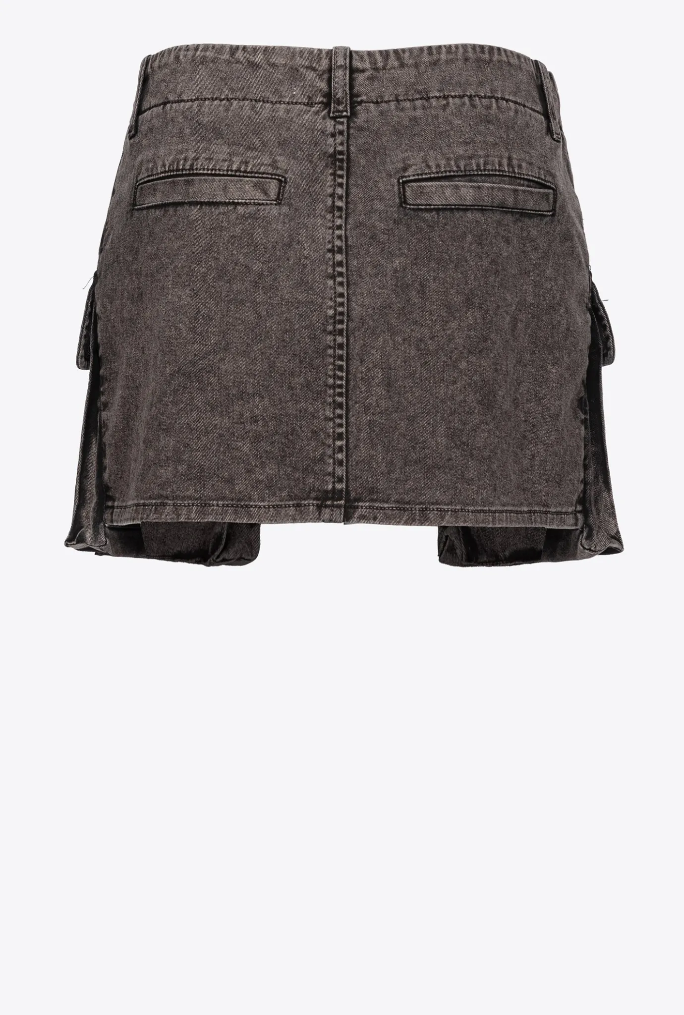 Jupes|PINKO Mini-Jupe Cargo Noir Limousine