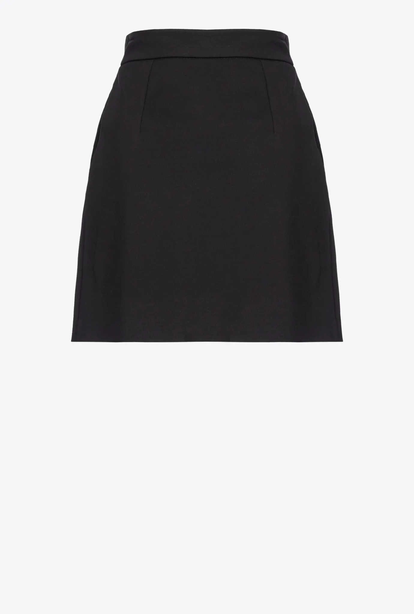 Jupes|PINKO Mini-Jupe Evasee Noir Limousine