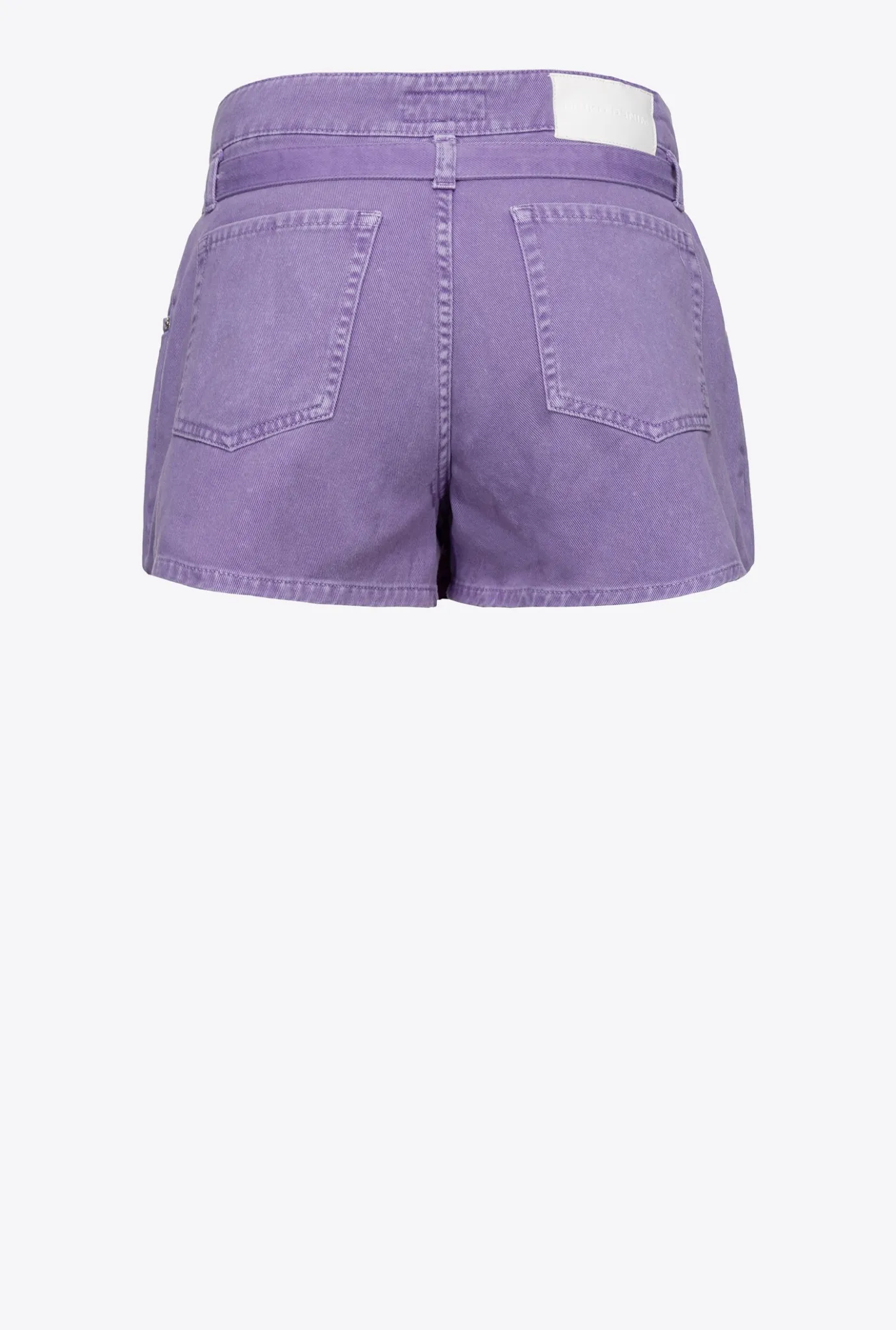 Jeans|PINKO Mini-Jupe Short Ceinturee Lilas Lavande