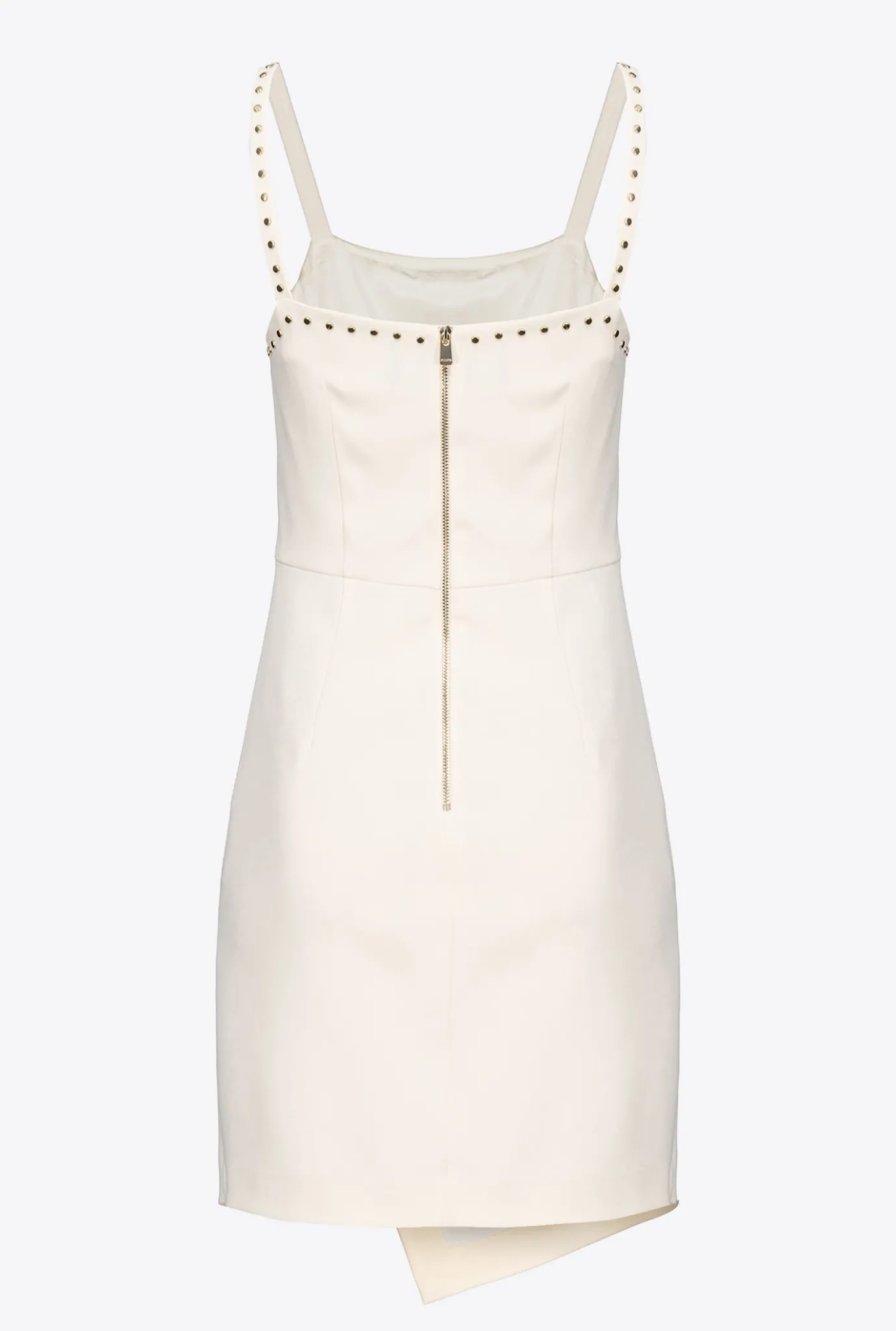 Robes|PINKO Mini-Robe Cloutee Rose Fume Blanc