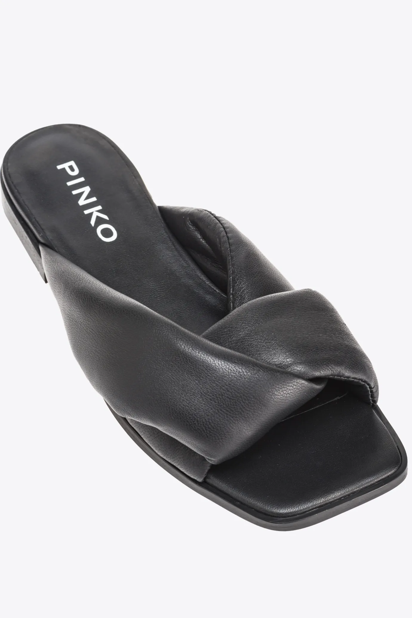 Chaussures|PINKO Mules En Cuir Nappa Noir Limousine