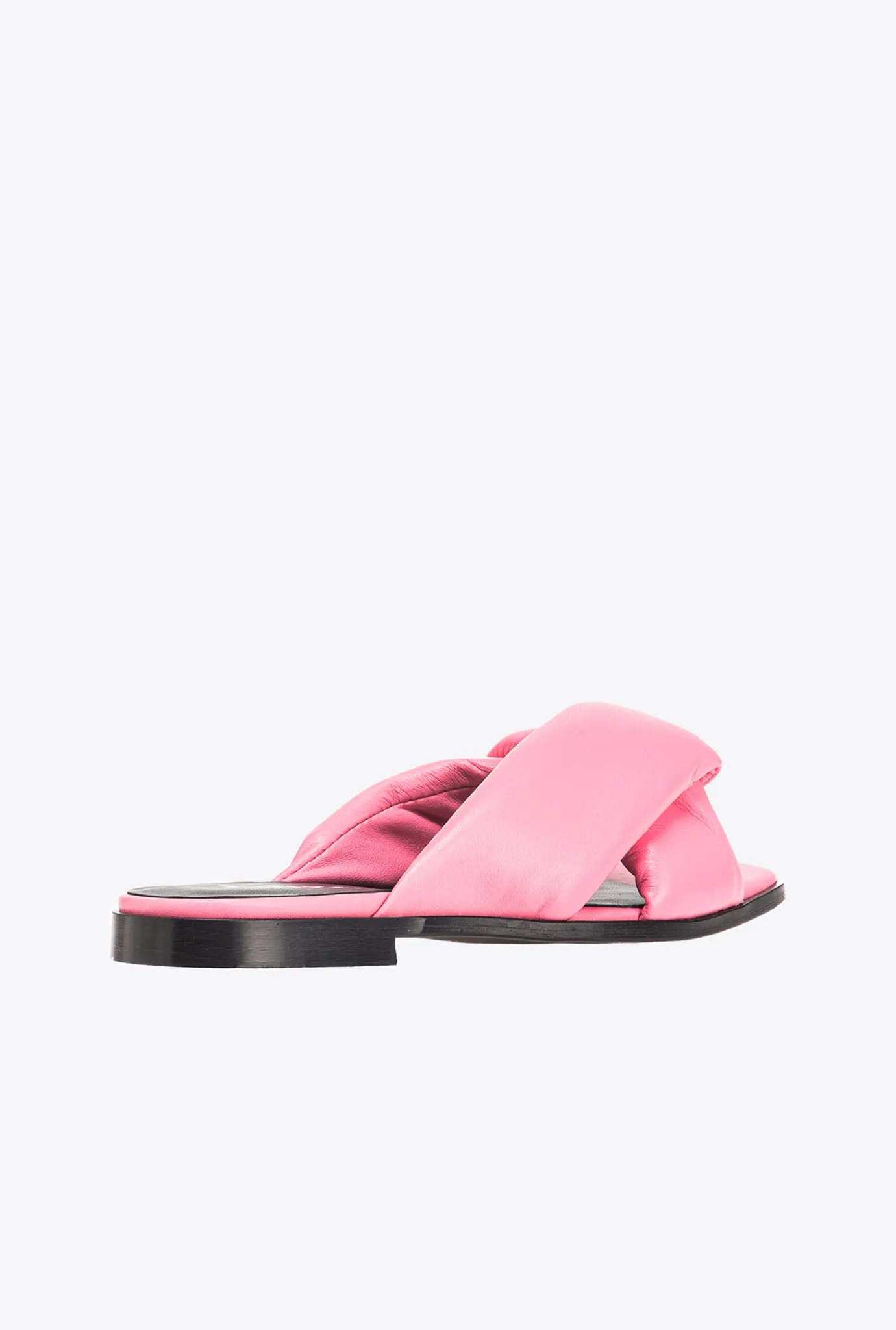 Chaussures|PINKO Mules En Cuir Nappa Rose Marin