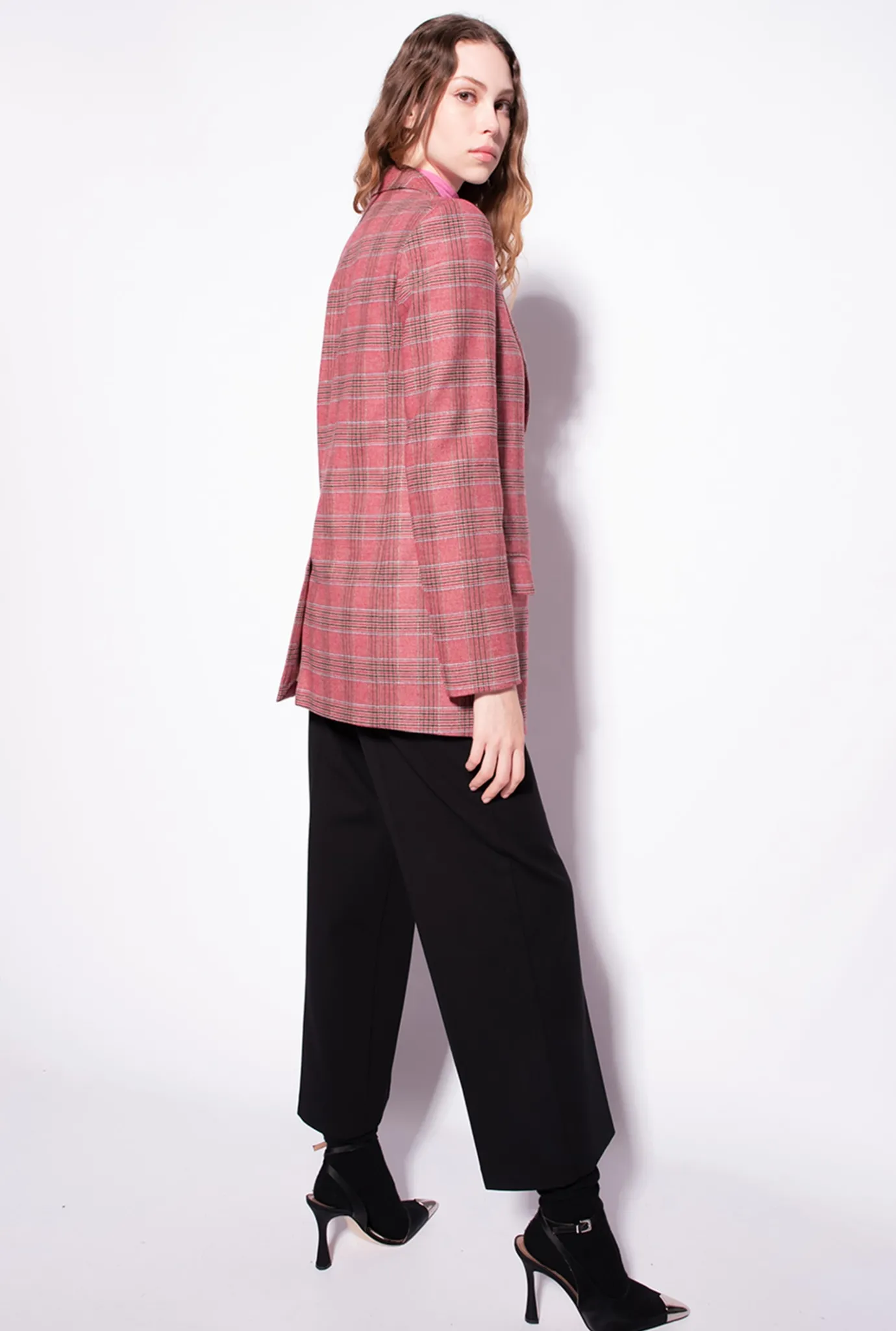 Pantalons|PINKO Pantalon Ample Stretch Noir Limousine