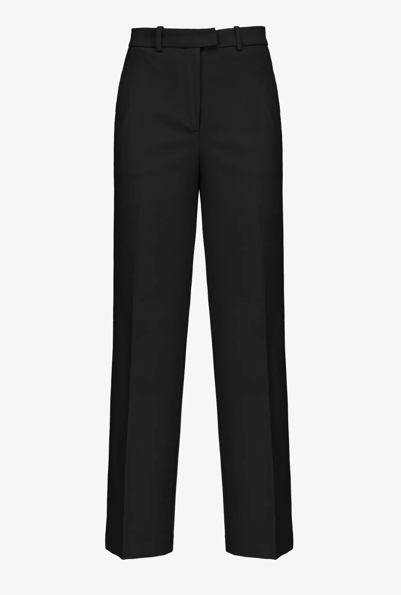 Pantalons|PINKO Pantalon Ample Stretch Noir Limousine
