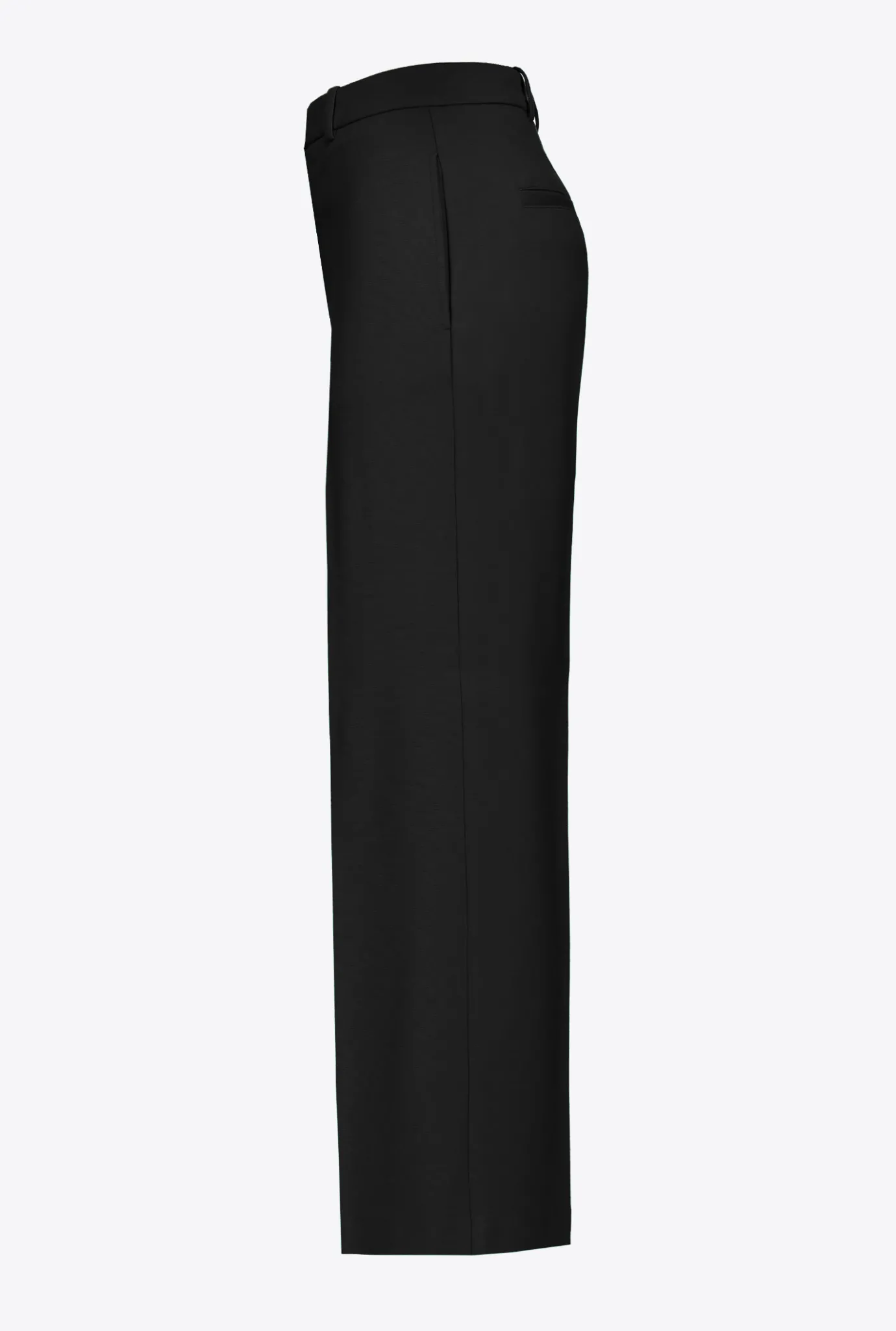 Pantalons|PINKO Pantalon Ample Stretch Noir Limousine