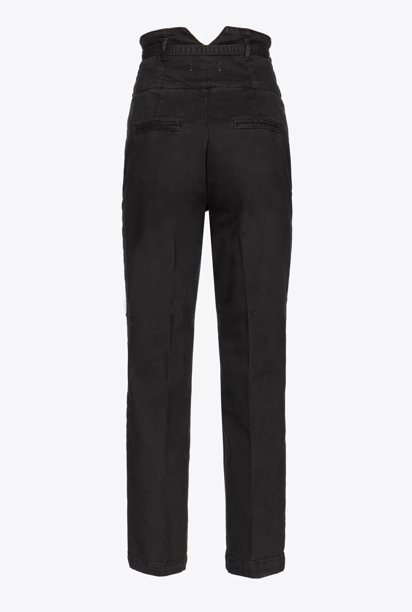 Jeans|PINKO Pantalon Bustier Ceinture Noir Limousine