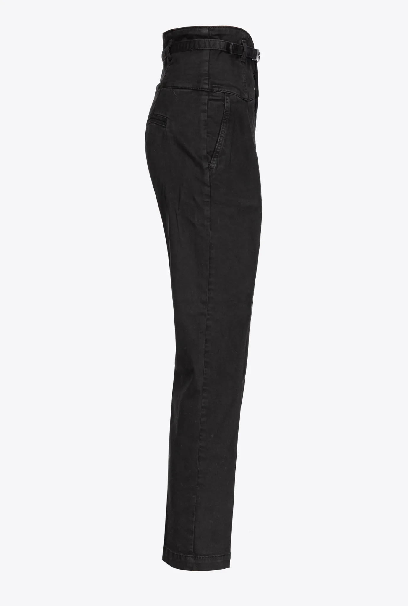Jeans|PINKO Pantalon Bustier Ceinture Noir Limousine