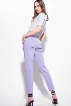Jeans|PINKO Pantalon Bustier Ceinture Violet