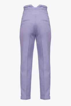 Jeans|PINKO Pantalon Bustier Ceinture Violet