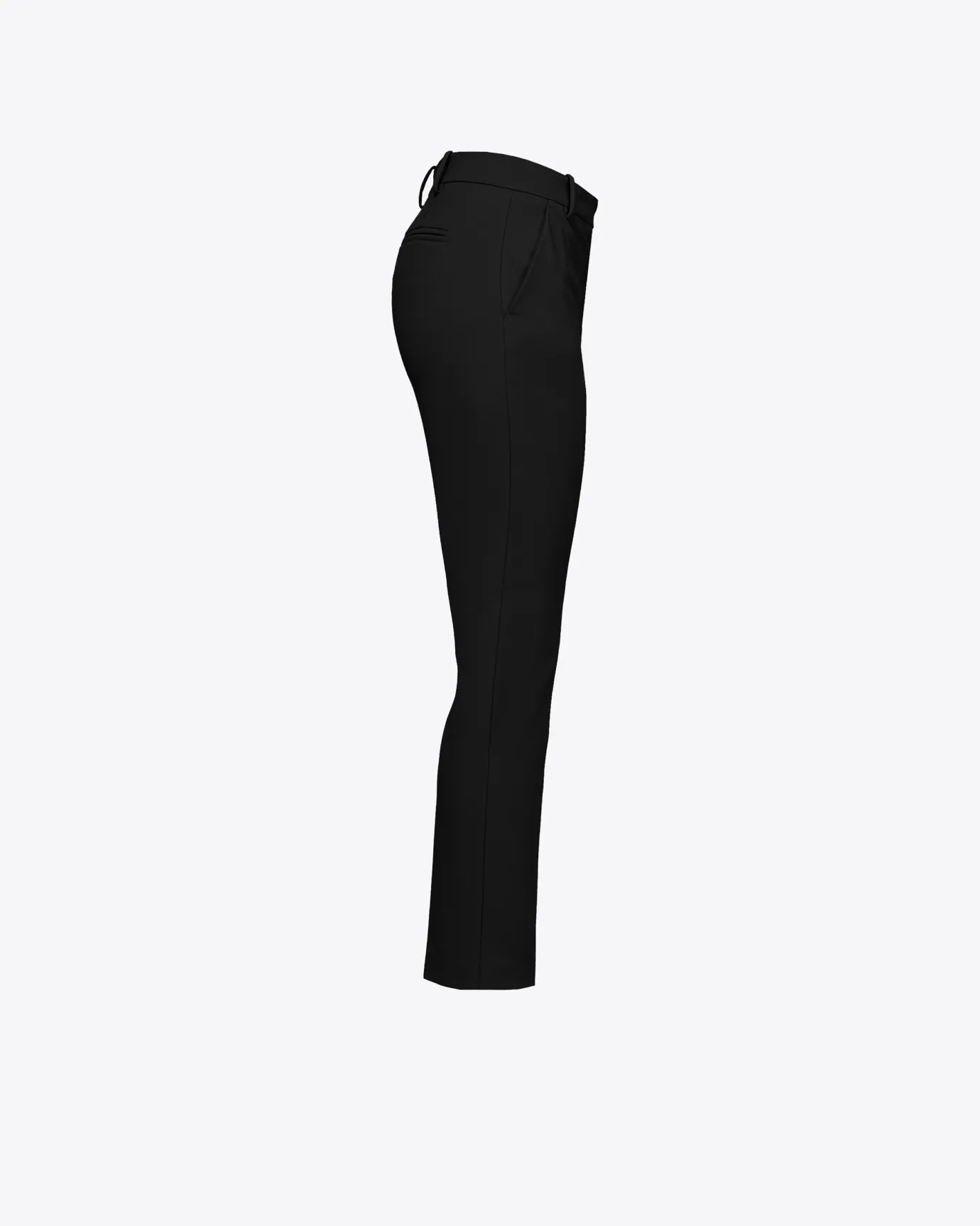 Pantalons|PINKO Pantalon Cigarette En Maille Roma Noir Limousine