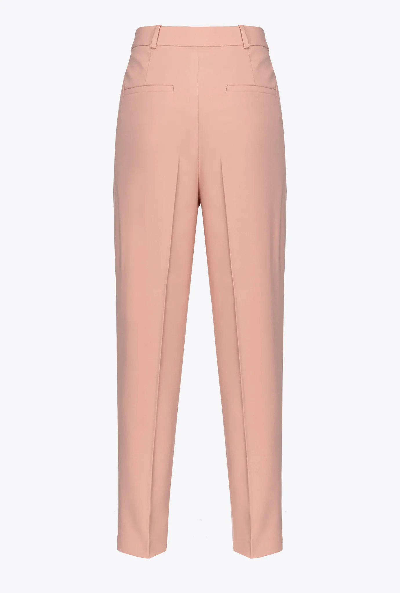 Tailleurs Et Ensembles|PINKO Pantalon Coupe Carotte En Satin Rose - Camee