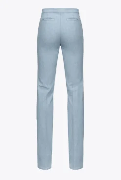 Jeans|PINKO Pantalon En Denim Confort Delavage Bleach Down